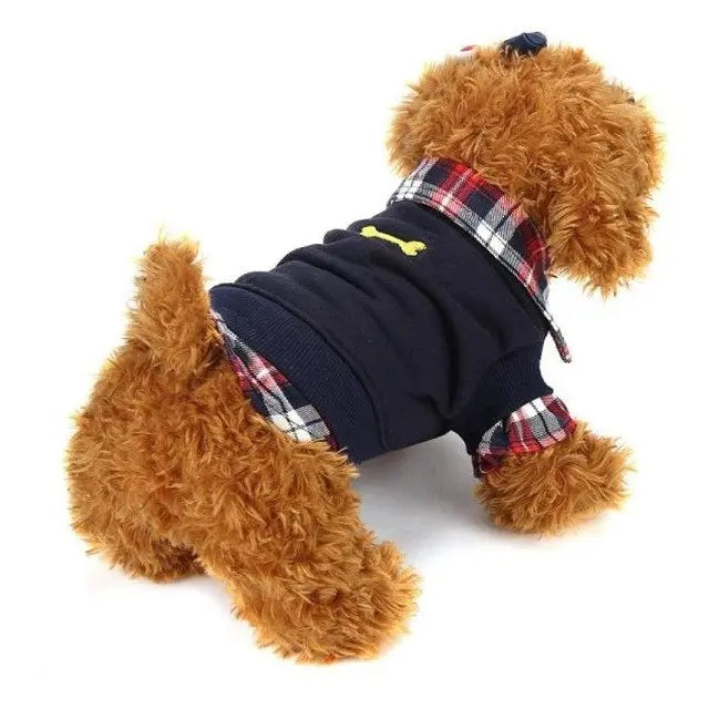 The Preppy Pup Cardigan Grey Milo