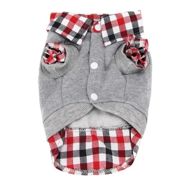 The Preppy Pup Cardigan Grey Milo