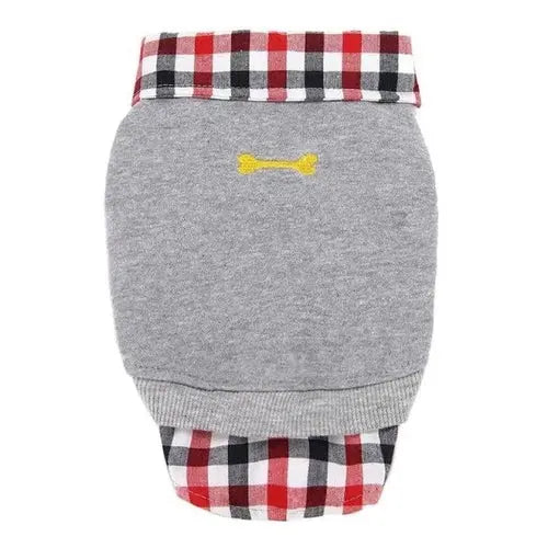 The Preppy Pup Cardigan Grey Milo