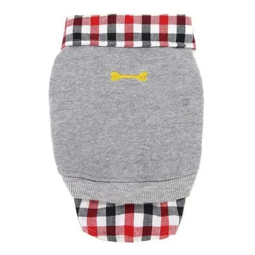 The Preppy Pup Cardigan Grey Milo
