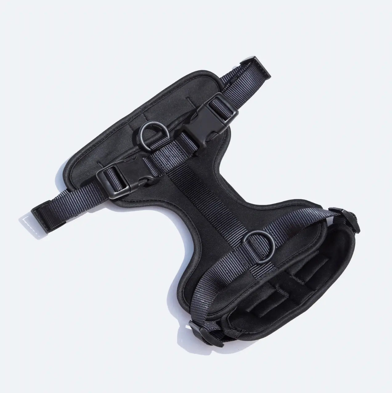 Lightweight Adjustable Cushioned Dog Harness Set SilverPaw