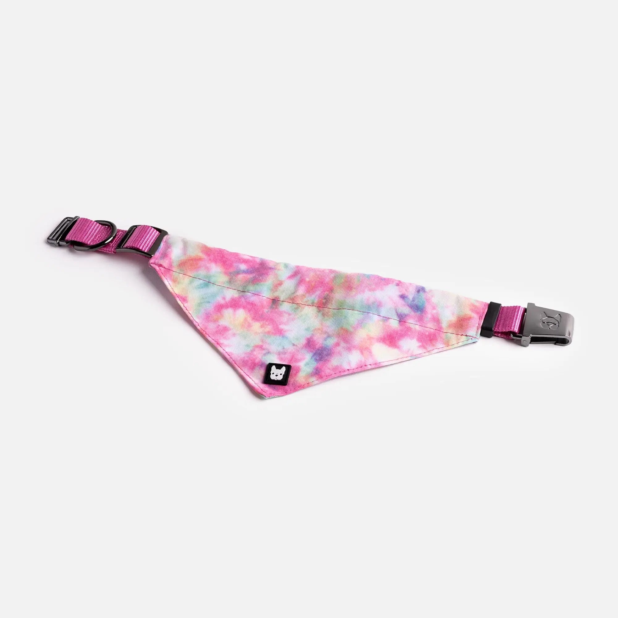 Poplin Dog Bandana Collar - Pink Tie Dye Copper Nesoi
