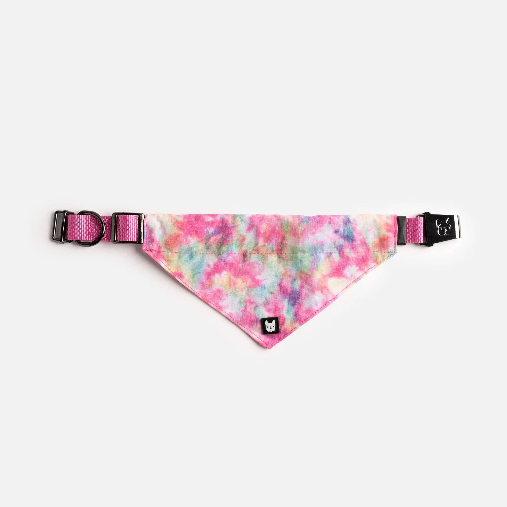 Poplin Dog Bandana Collar - Pink Tie Dye Copper Nesoi