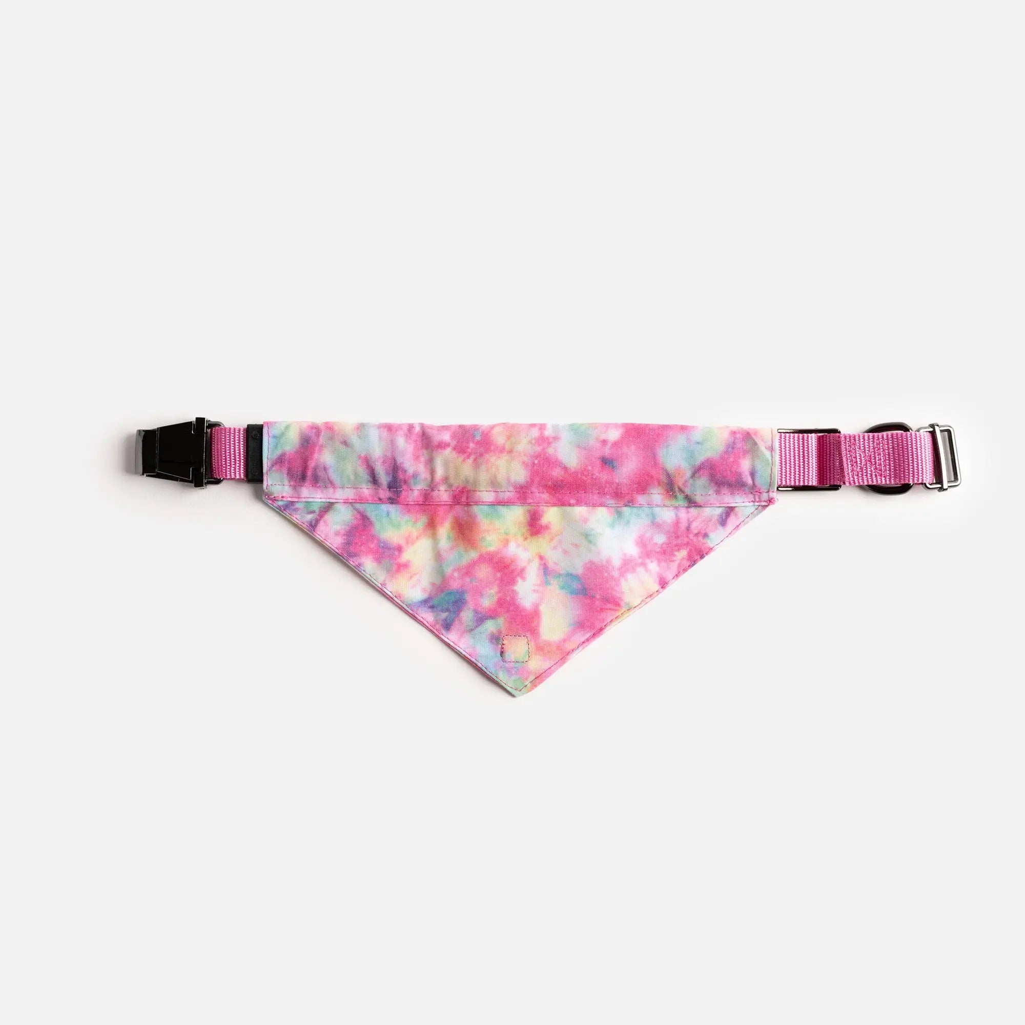 Poplin Dog Bandana Collar - Pink Tie Dye Copper Nesoi