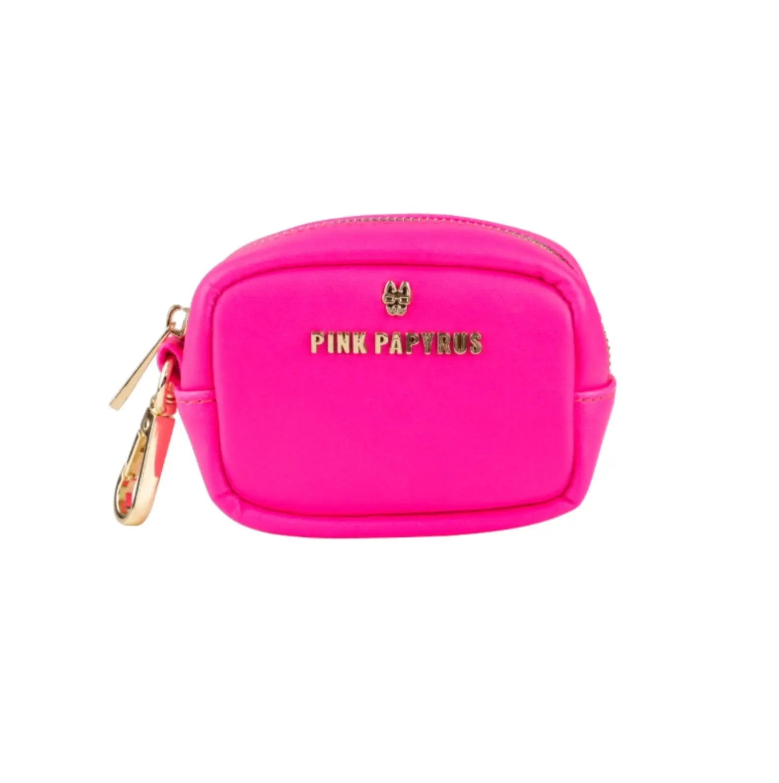 Cleo Neon Pink Poop Bag Dispenser | Vegan Leather The Little Pooch