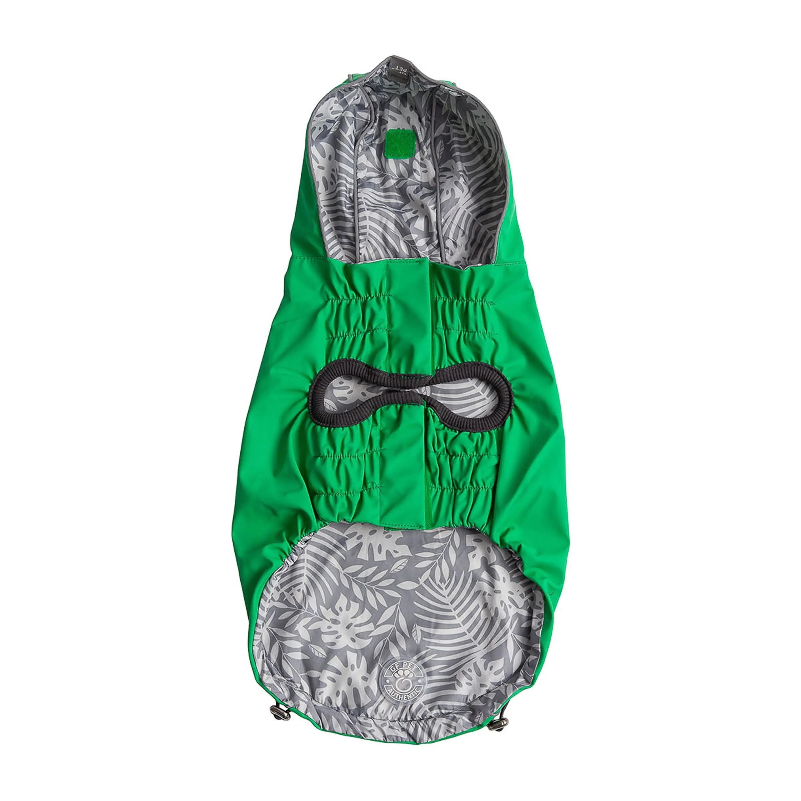 The Reversible Elasto-Fit Raincoat - Green Beige Antigone