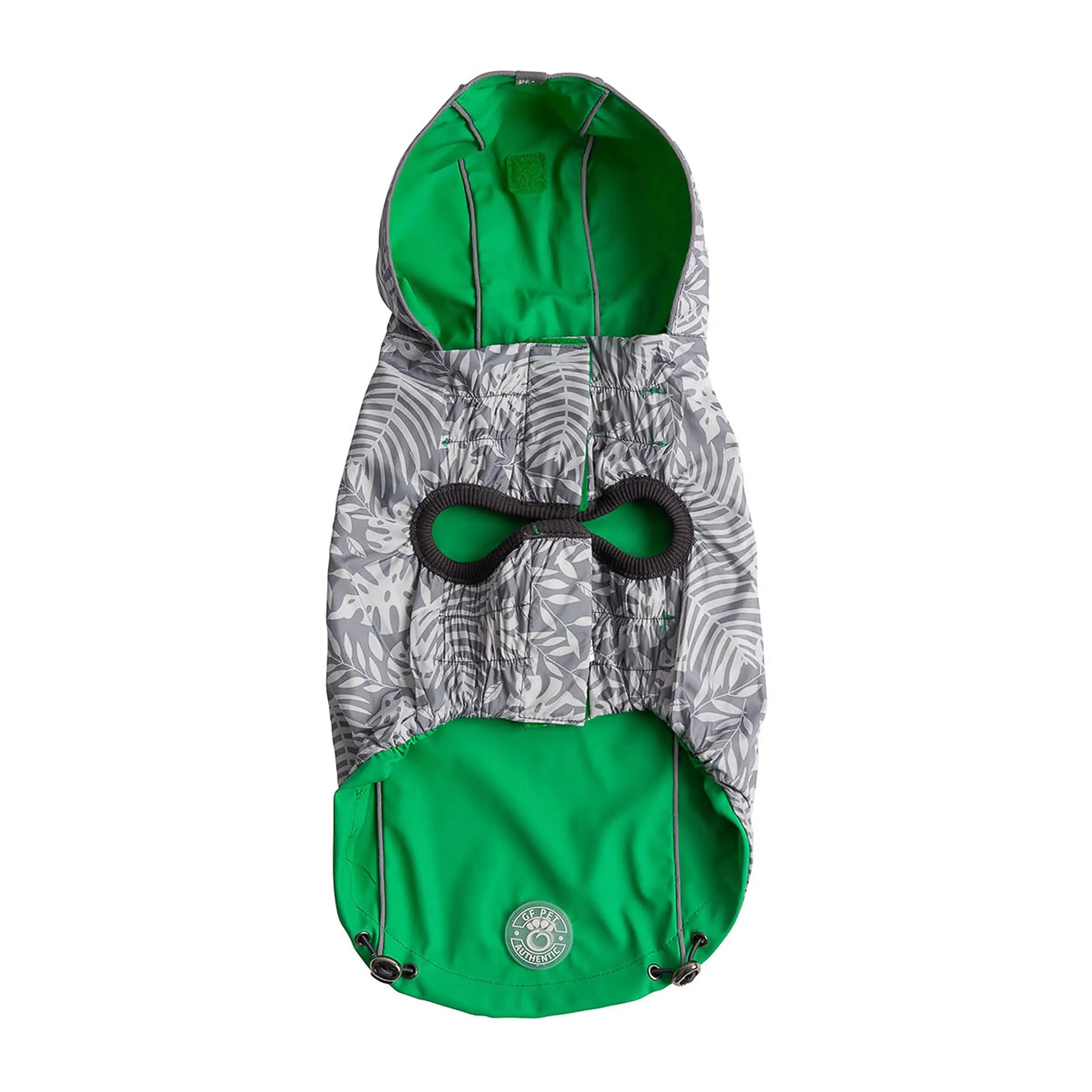 The Reversible Elasto-Fit Raincoat - Green Beige Antigone
