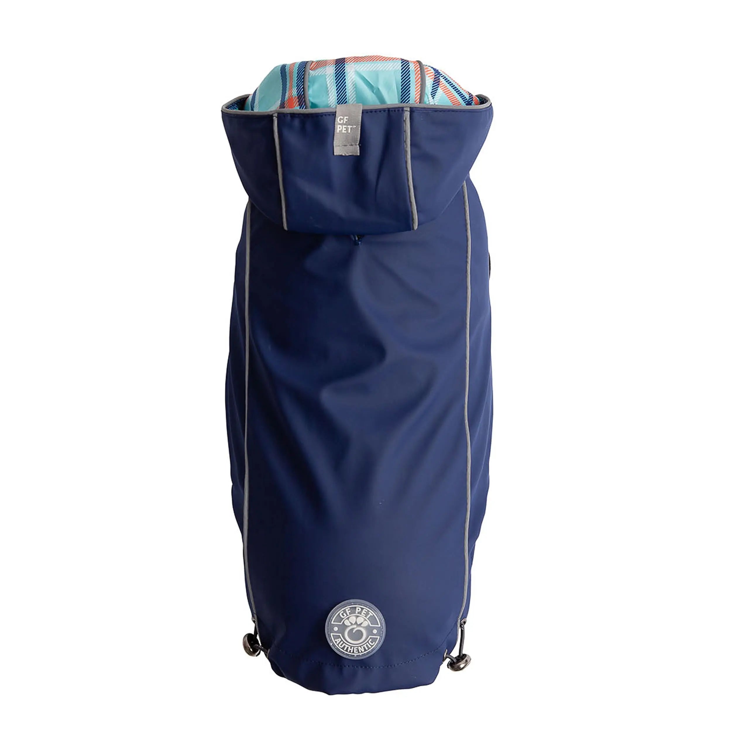 The Reversible Elasto-Fit Raincoat - Navy Beige Antigone