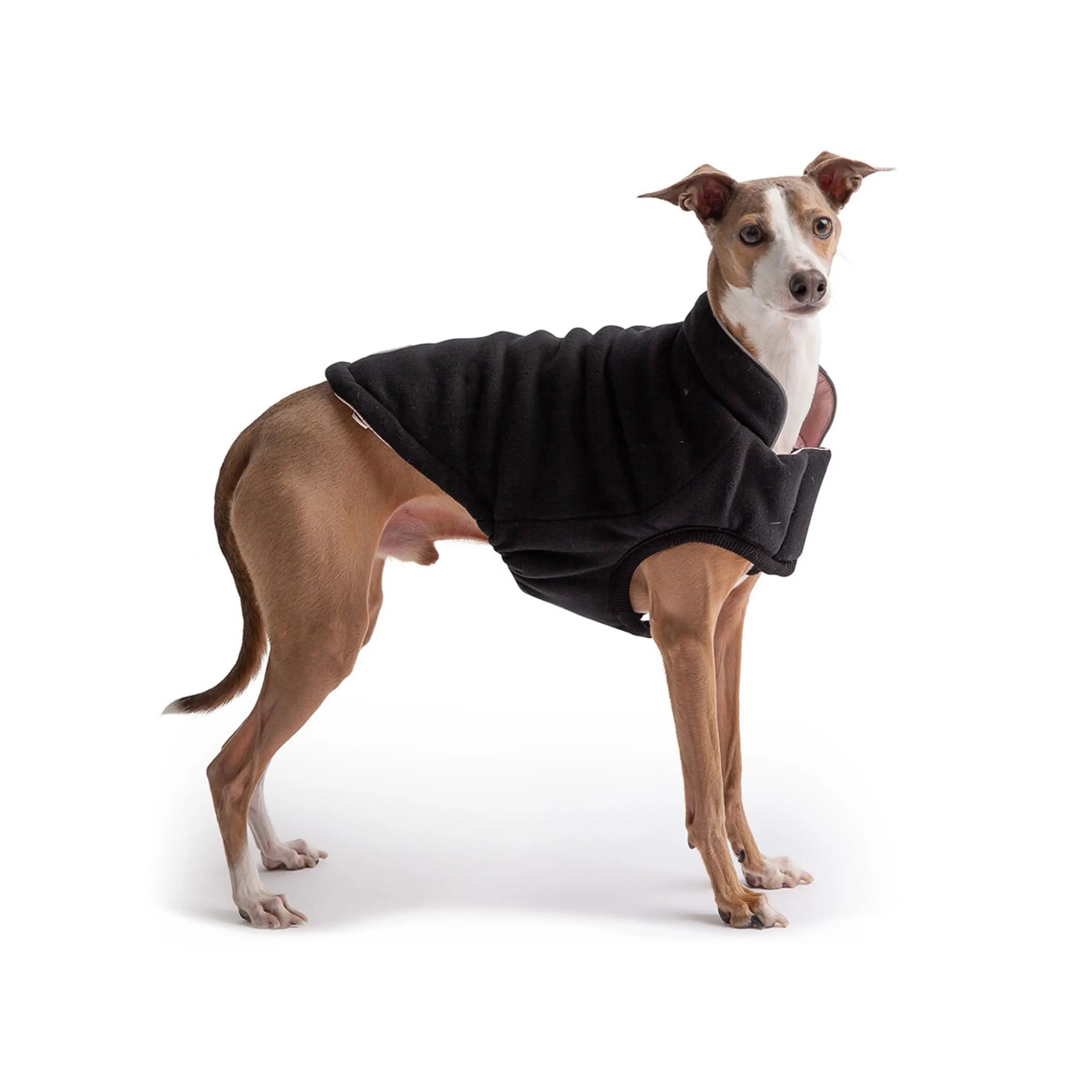 The Reversible Chalet Jacket - Black Beige Antigone