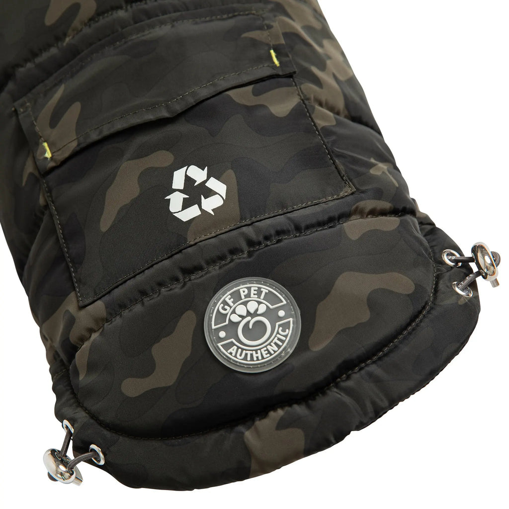 The ECO Parker (Recycled Parka) - Camouflage Beige Antigone