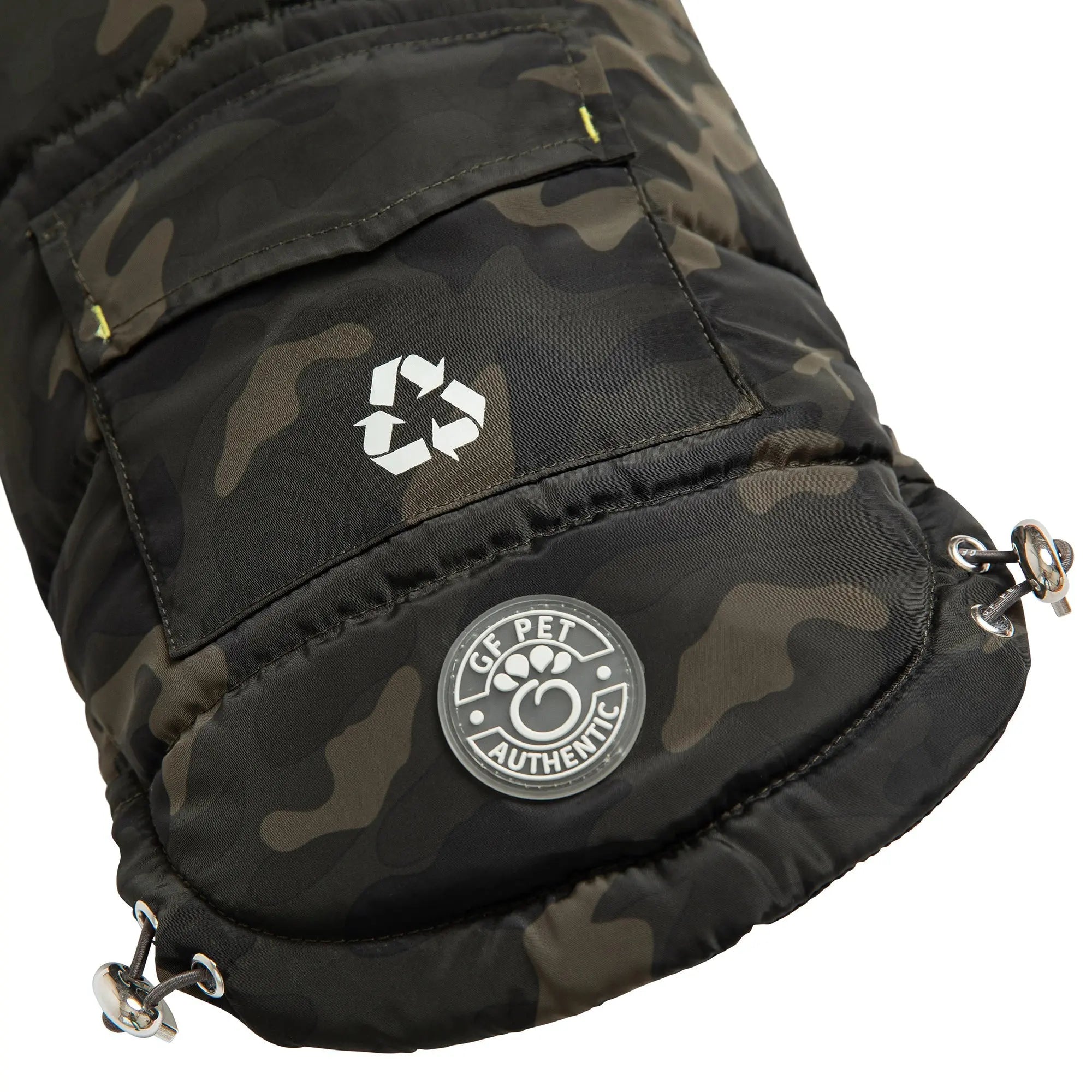 The ECO Parker (Recycled Parka) - Camouflage Beige Antigone