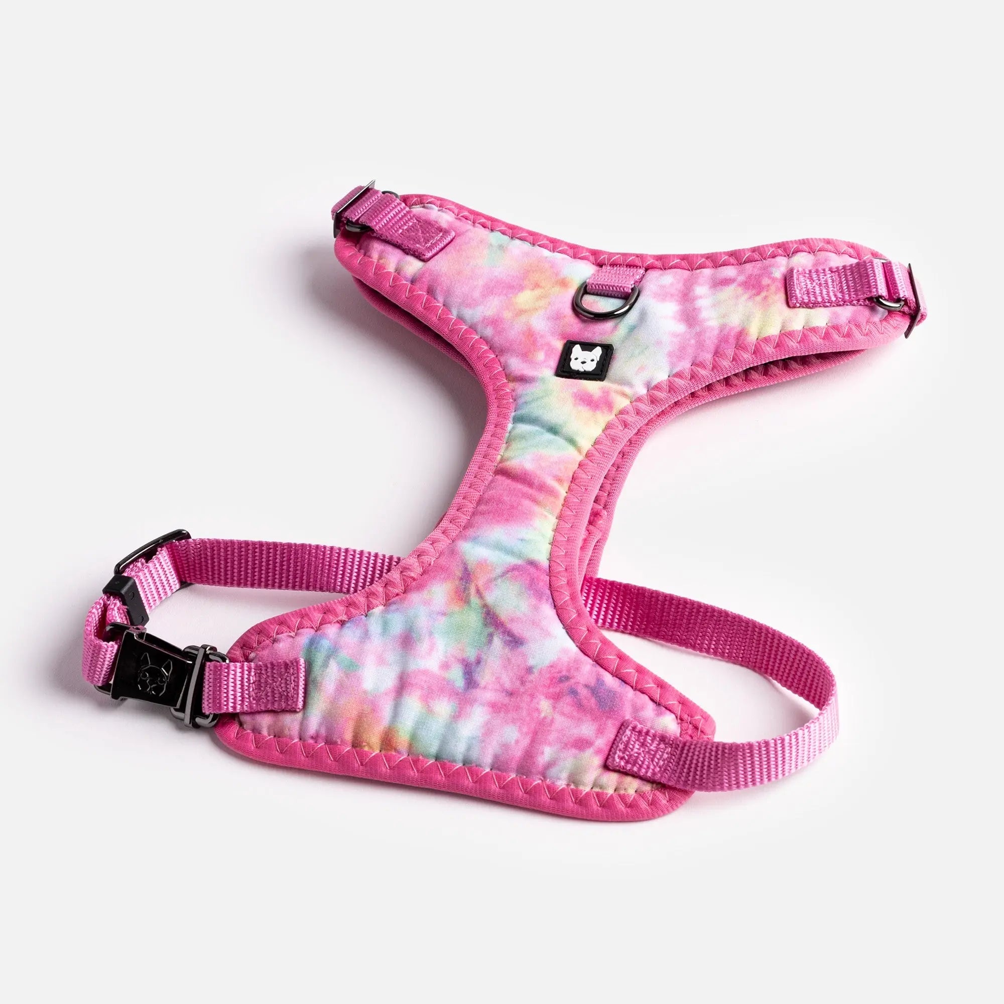 Poplin Dog Harness - Pink Tie Dye Copper Nesoi
