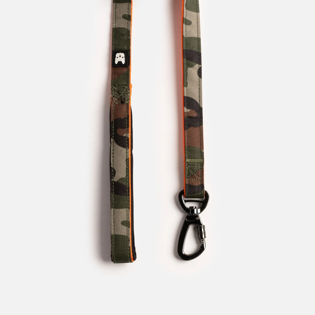 Poplin Dog Leash - Camo Print Copper Nesoi