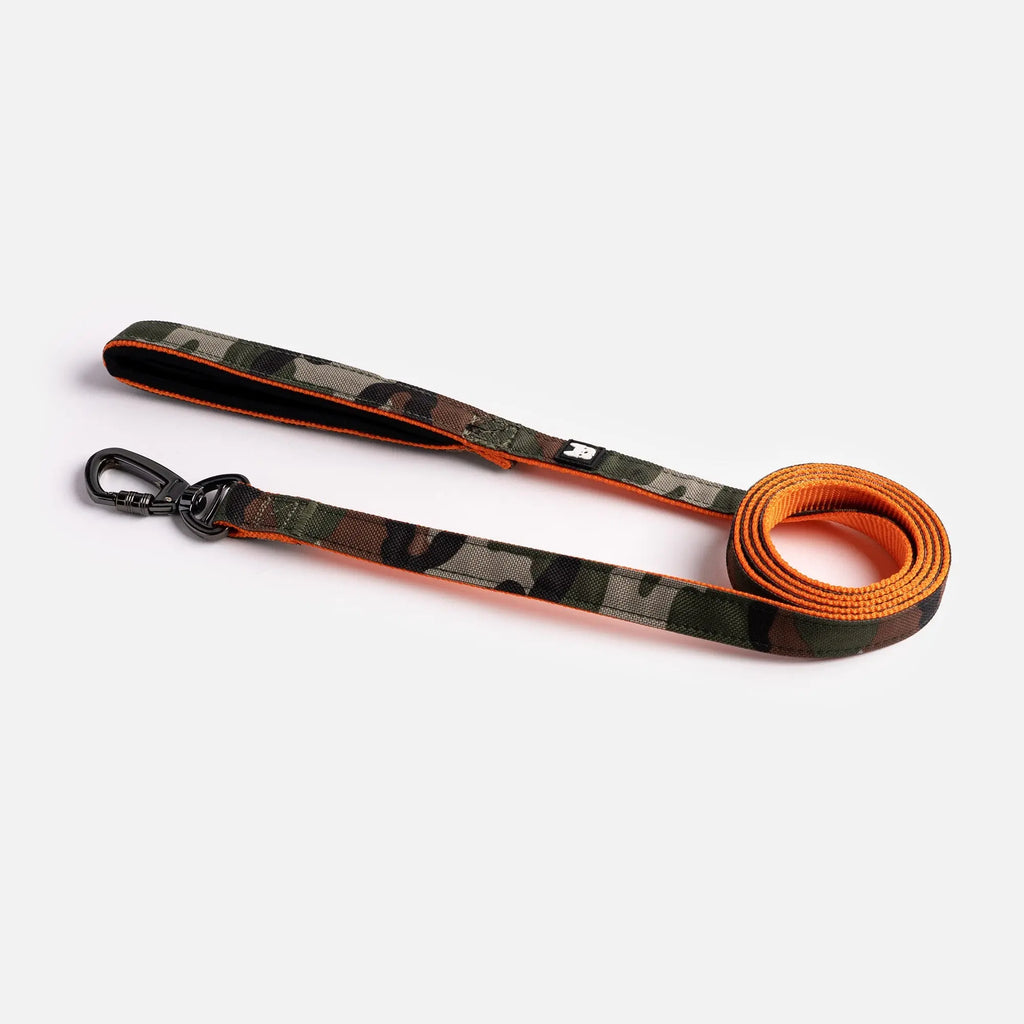 Poplin Dog Leash - Camo Print Copper Nesoi
