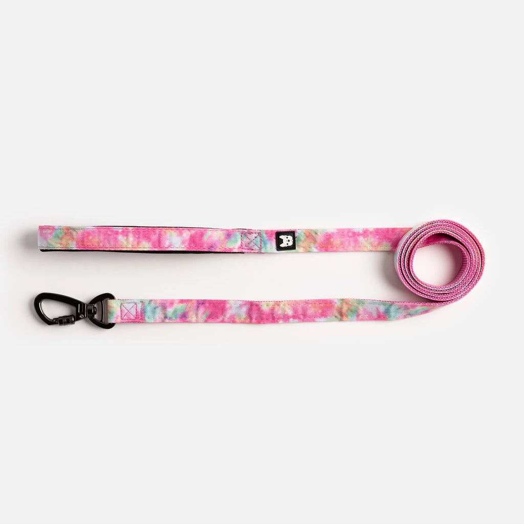 Poplin Dog Leash - Pink Tie Dye Copper Nesoi