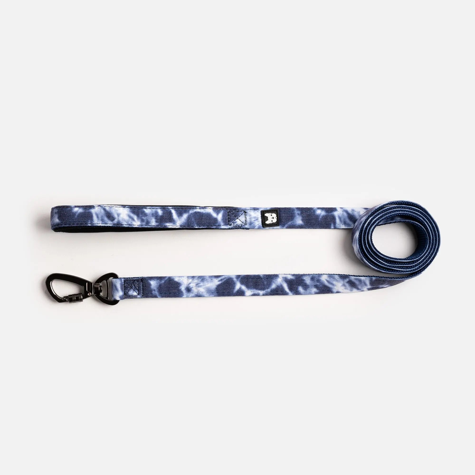 Poplin Dog Leash - Blue Tie Dye Copper Nesoi