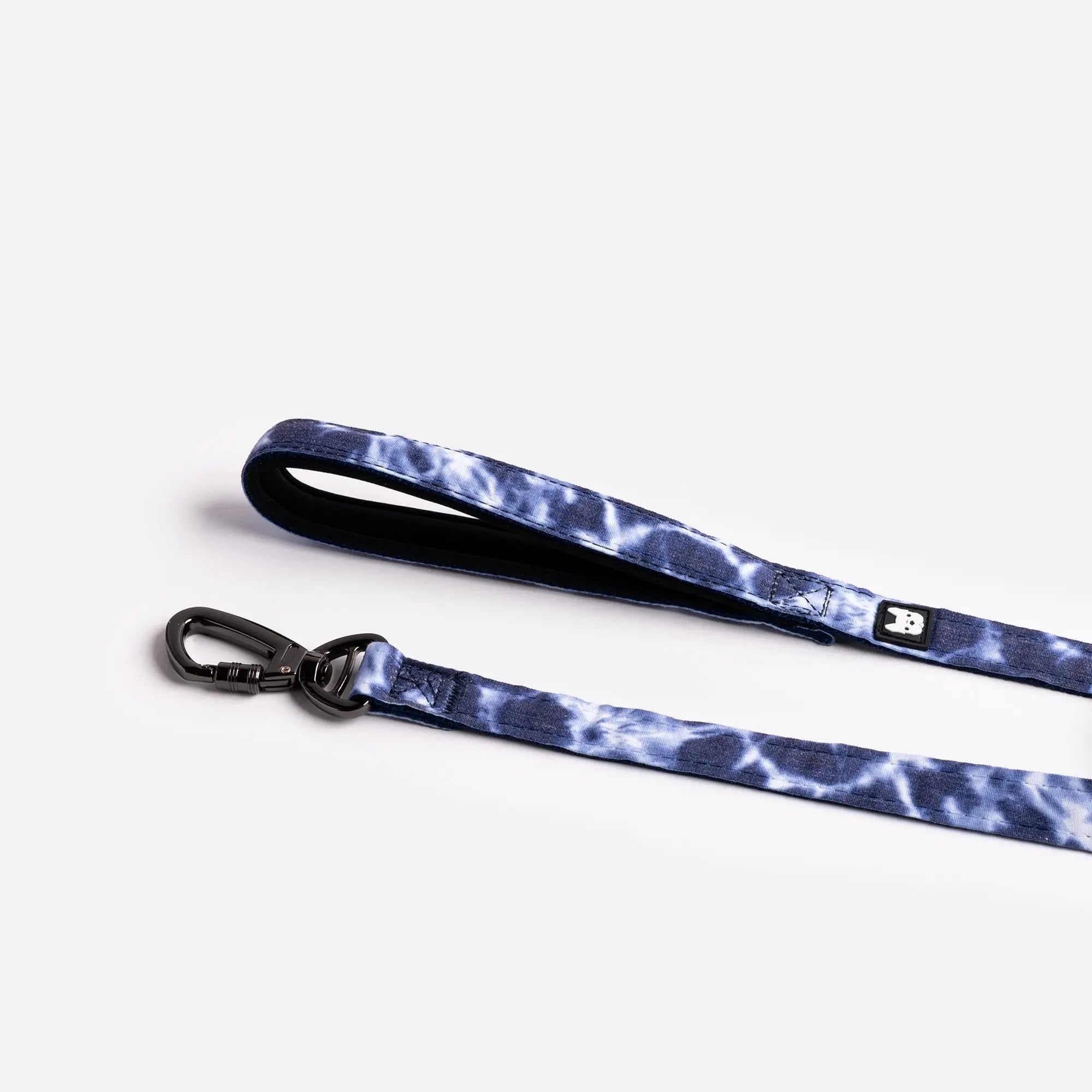 Poplin Dog Leash - Blue Tie Dye Copper Nesoi