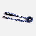 Poplin Dog Leash - Blue Tie Dye Copper Nesoi