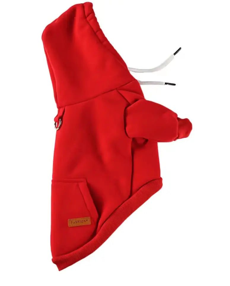 Comfy Dog Sweatshirt Hoodie – Brown, Ivory, Red (Sizes S–L) Beige Antigone