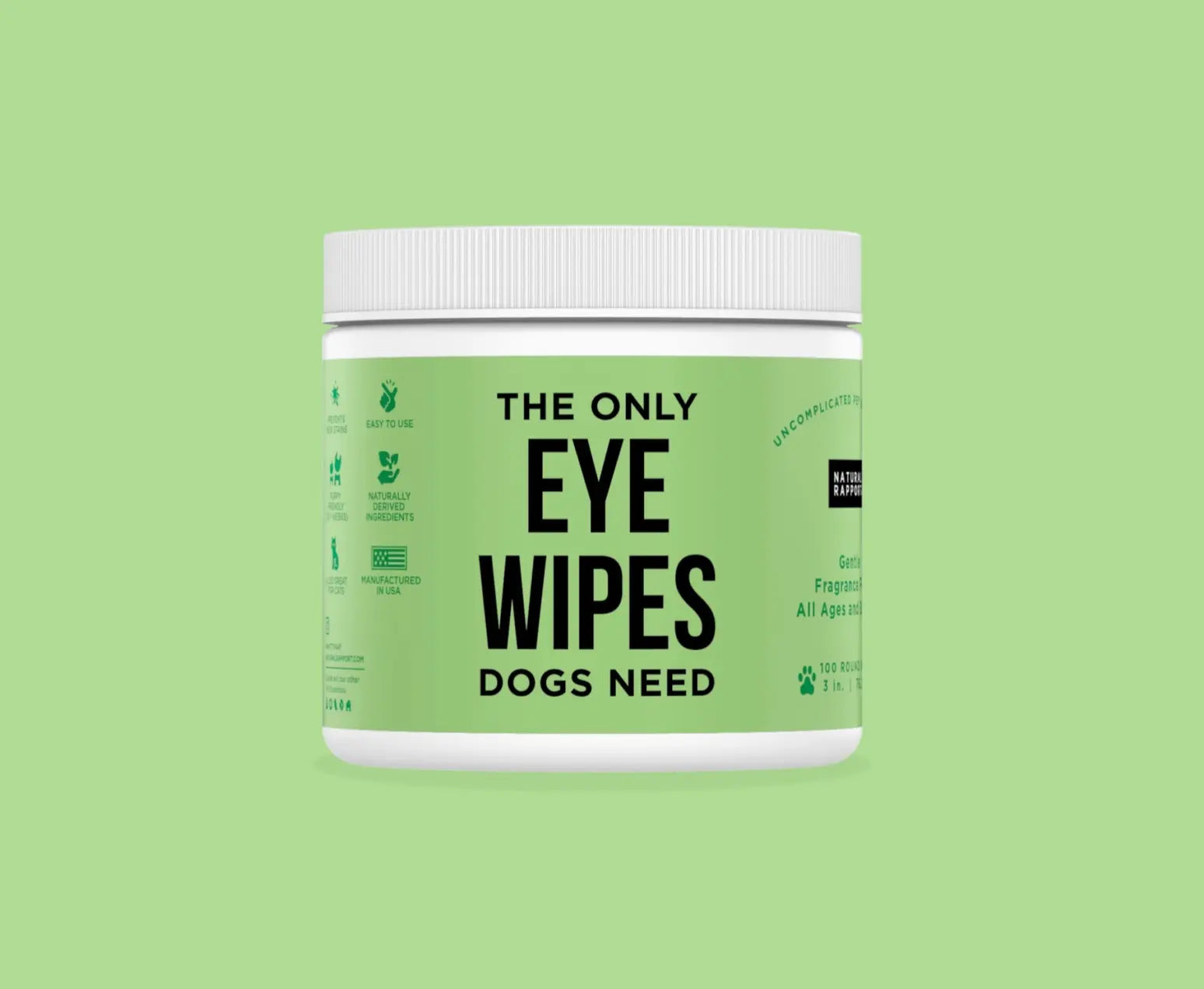 The Only Eye Wipes Dogs Need Natural Rapport
