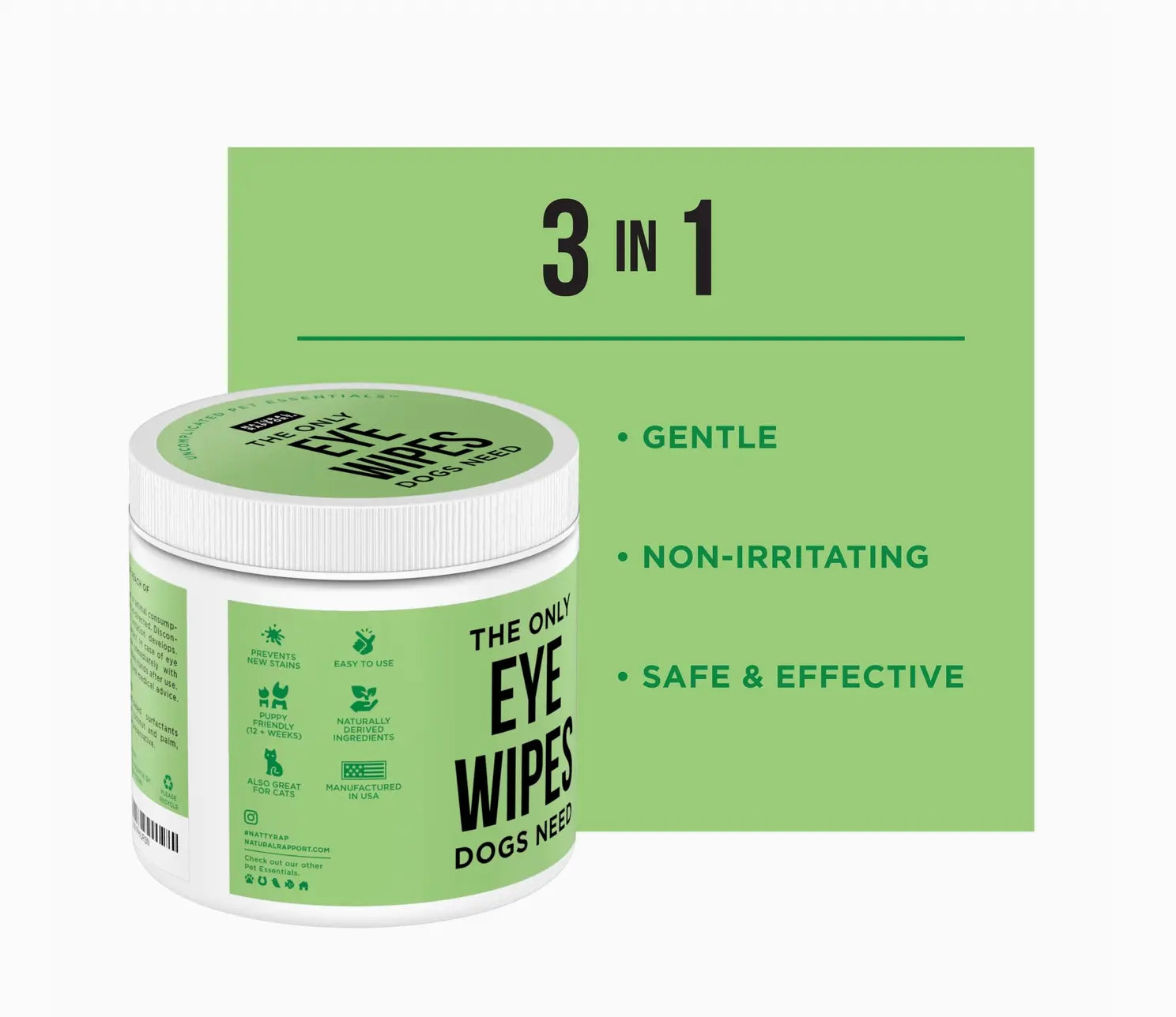 The Only Eye Wipes Dogs Need Natural Rapport