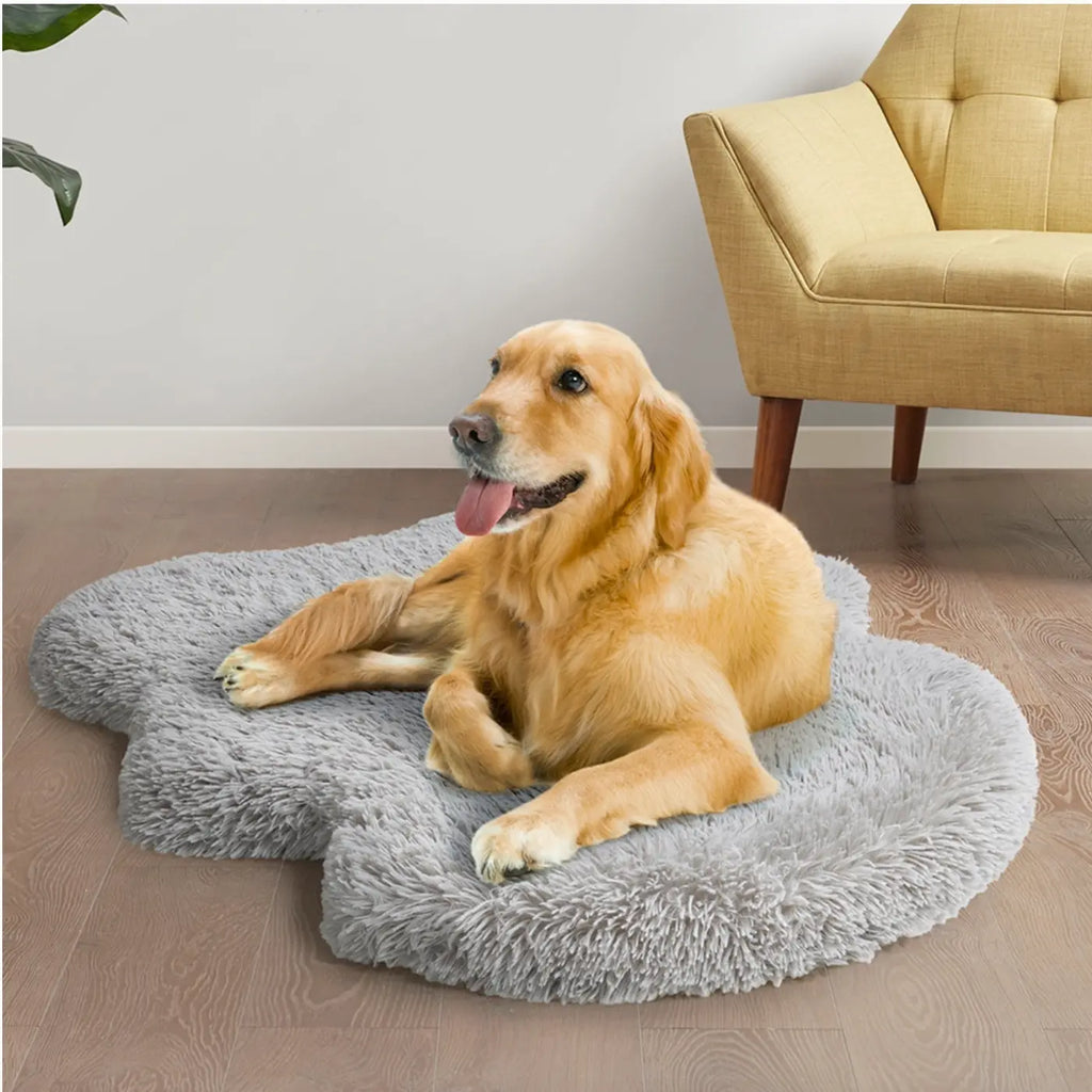 Faux Fur Orthopedic Dog Bed Rug with Cover, Grey Discover comfortable, affordable pet beds and mats. Our stylish faux fur orthopedic dog bed rug supports pets of all ages while enhancing your home decor.Pet Beds