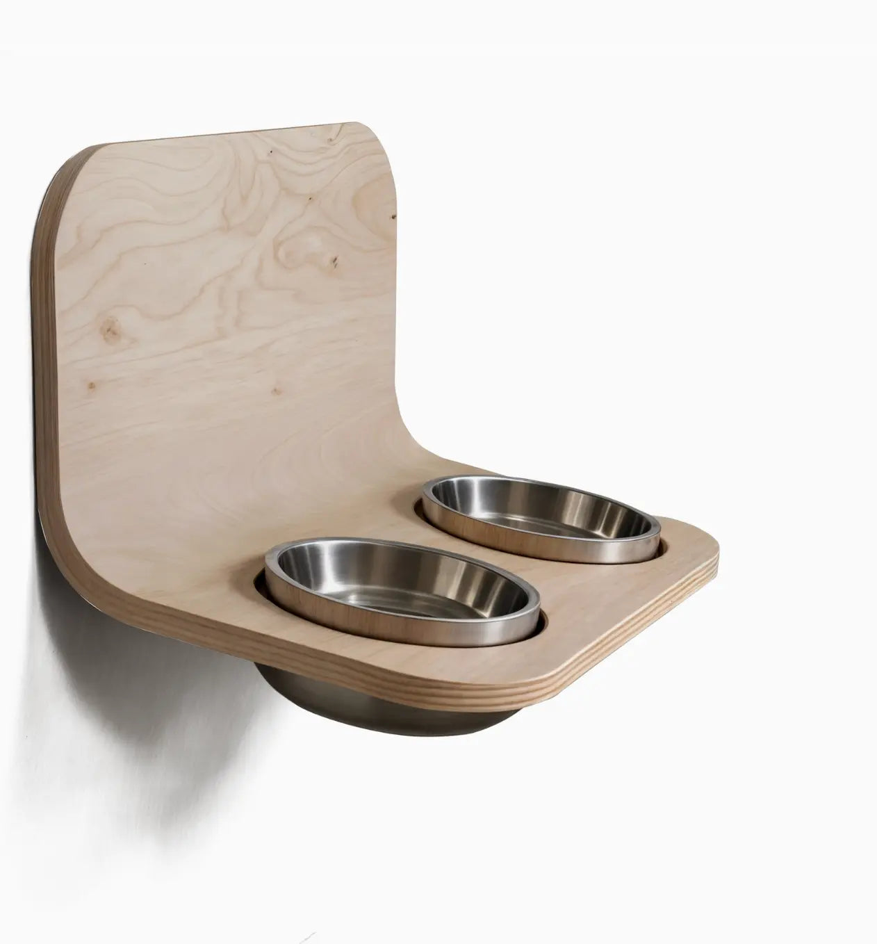 Modern Adjustable Wall-Mounted Feeding Bowl LOYA DINER a wall-mounted feeding bowl that redefines pet dining with its blend of comfort and style. Designed for cats and dogs of all sizes, this adjustable feeding solution ensures that your furry friends din