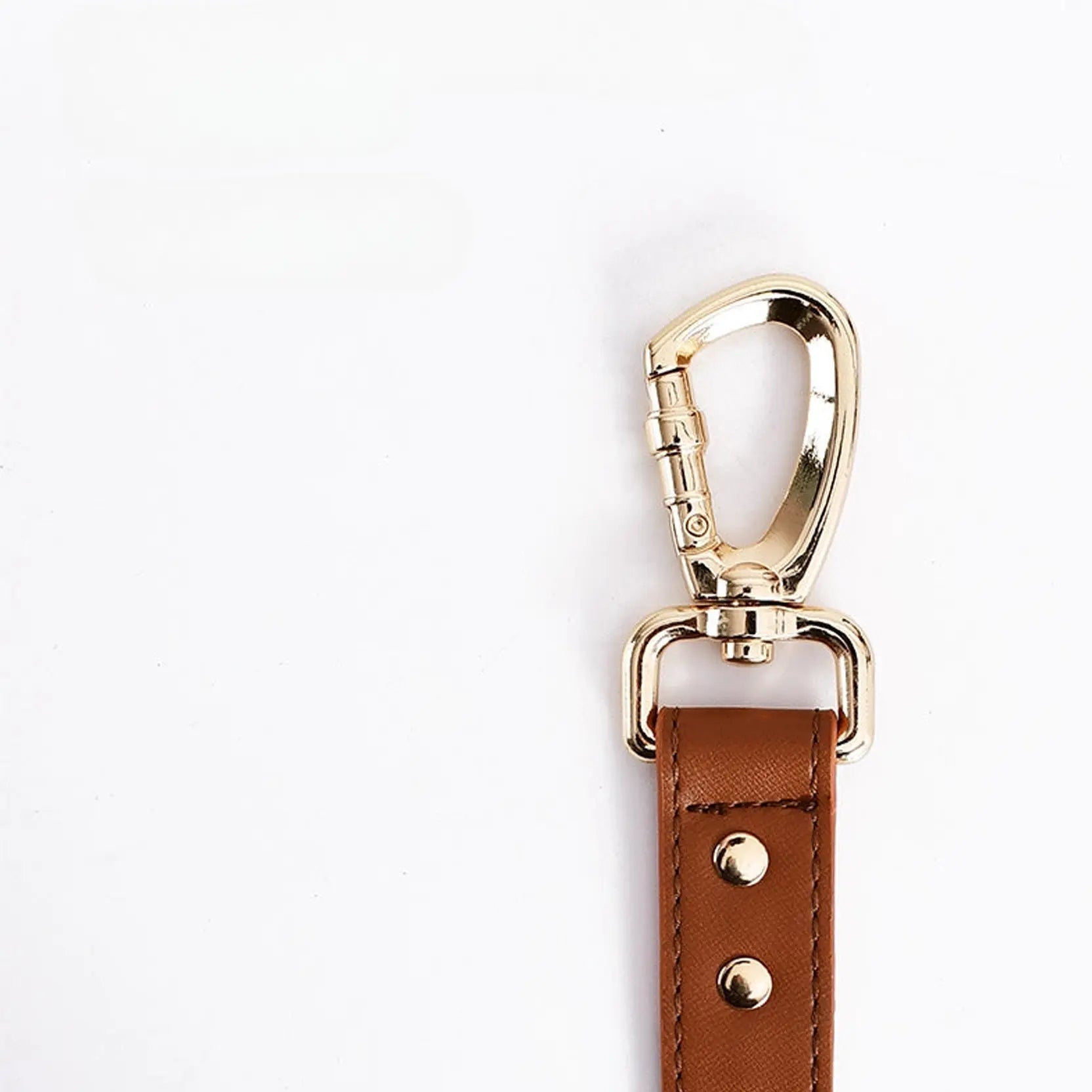Loofie Vegan Leather Leash and Poop Bag All-in-One Hunting
