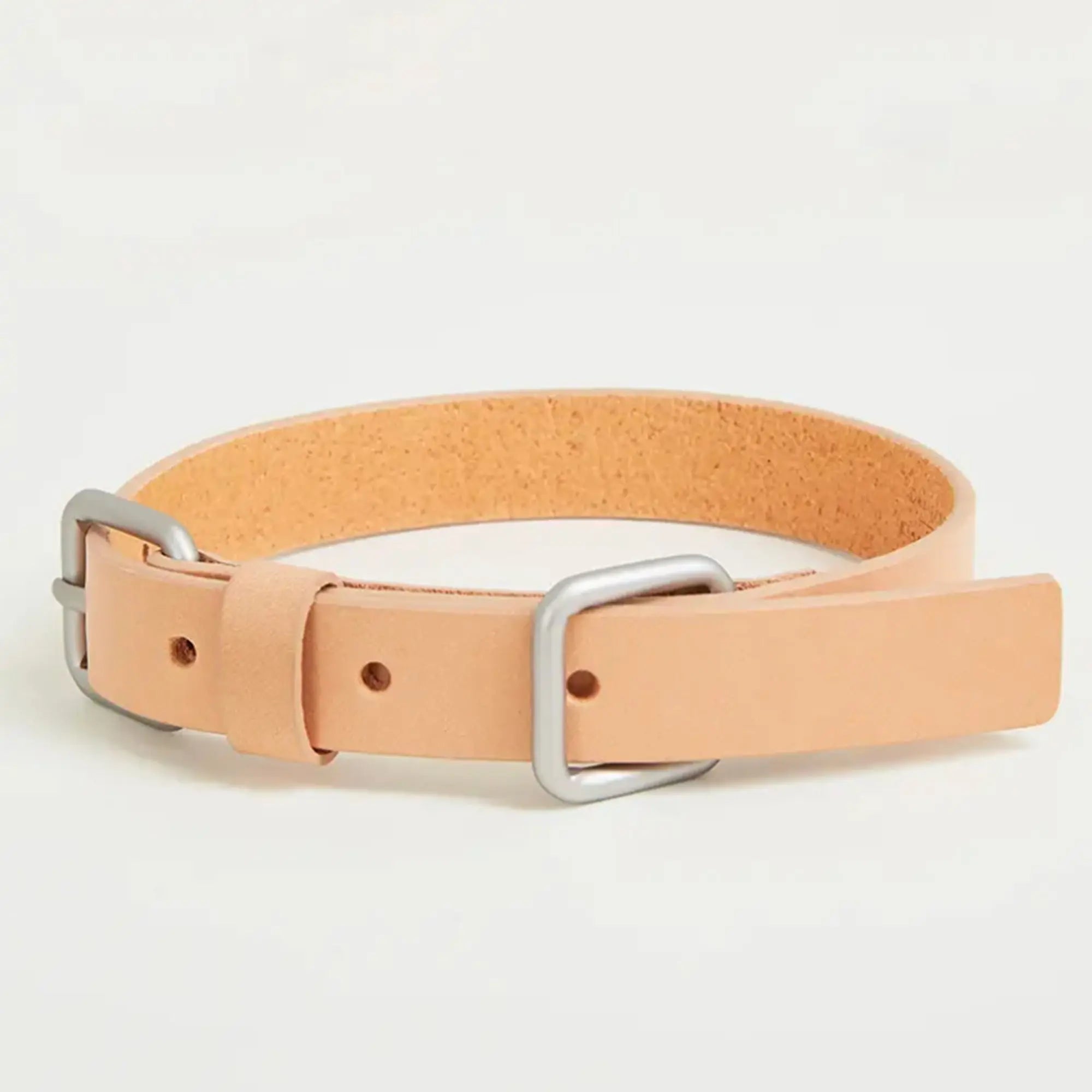 Aluminum and Leather O-ring Leash & Collar Set The Little Pooch