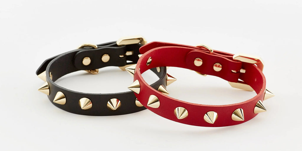 The Golden Spike Black Collar Emerald Alfie